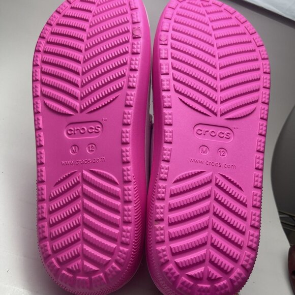 CROCS X BARBIE CLASSIC COZZZY SANDAL SIZE US 12 MENS NEW - Picture 7 of 10